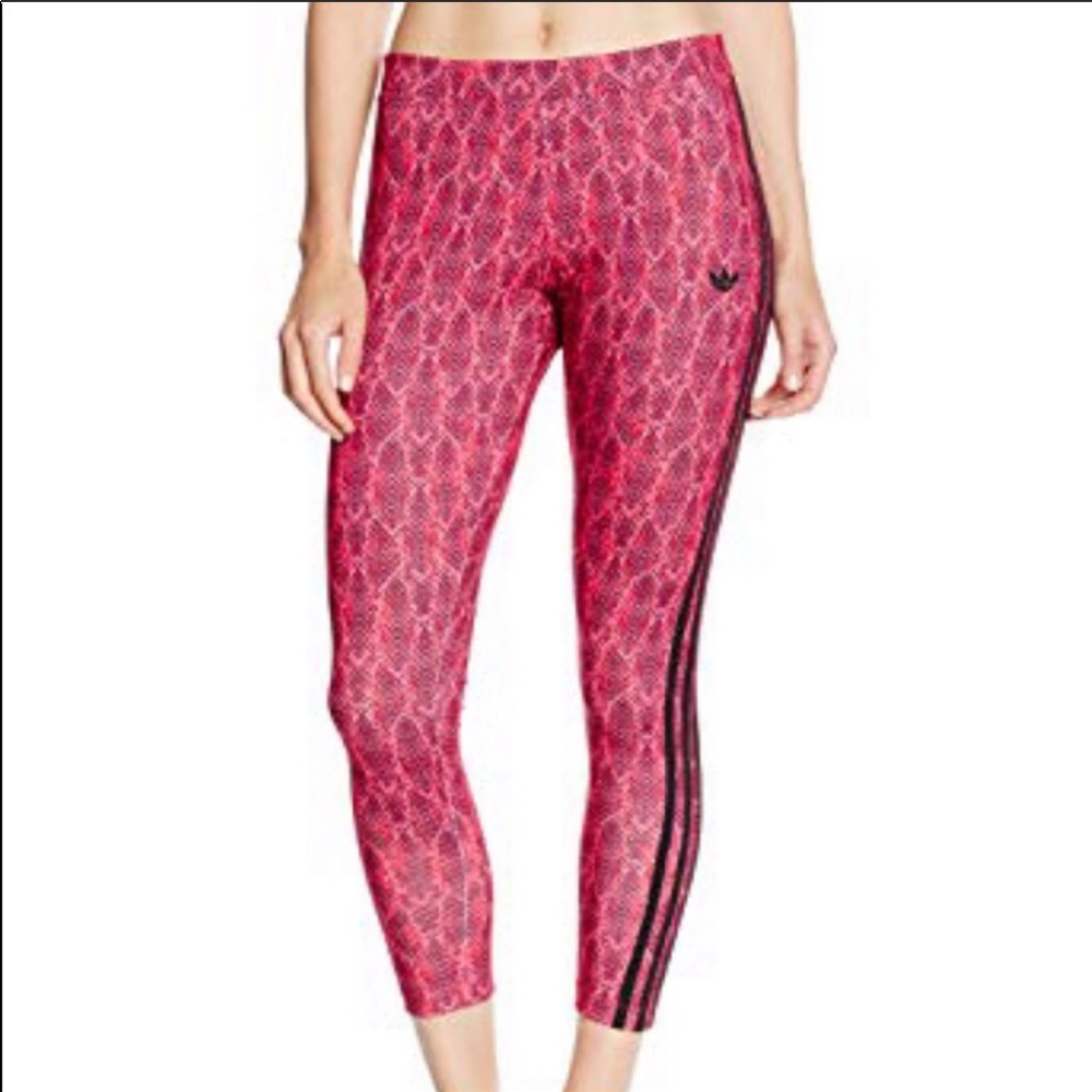 Adidas snake print legging size small! rare!